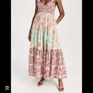 Free People bluebell lilac Floral Maxi Dress